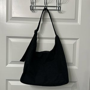 BAGGU, black, regular size, nylon shoulder bag